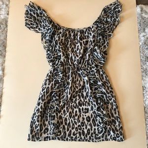 Charlotte Russe leopard print dress